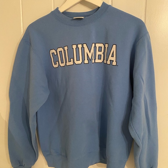 Champion Tops - Light Blue Champion Columbia College Sweatshirt